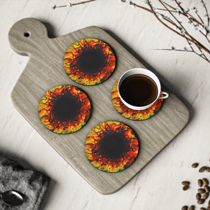 Printify Home Decor Sunflower Coasters