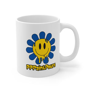 Printify Mug 11oz SmileyFlower Mug, 11oz