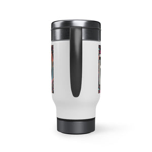 Printify Mug 14oz Stainless Steel Travel Mug with Handle, 14oz