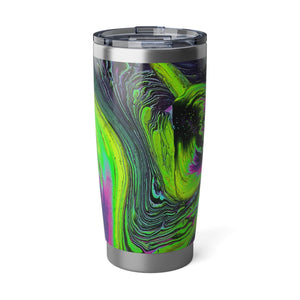 Printify Mug 20oz / Silver Atomic Waves 20oz Tumbler