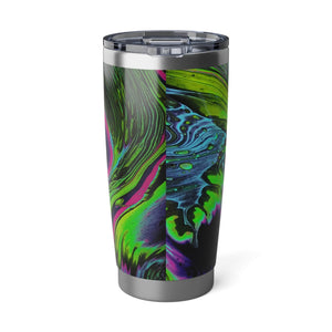 Printify Mug 20oz / Silver Atomic Waves 20oz Tumbler