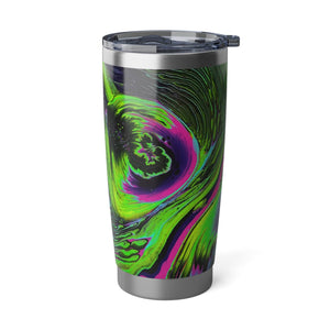 Printify Mug 20oz / Silver Atomic Waves 20oz Tumbler