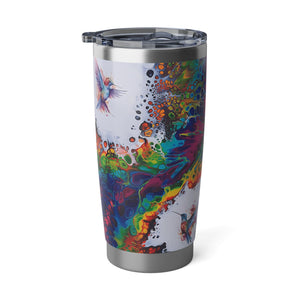 Printify Mug 20oz / Silver Rainbow Hummingbirds 20oz Tumbler