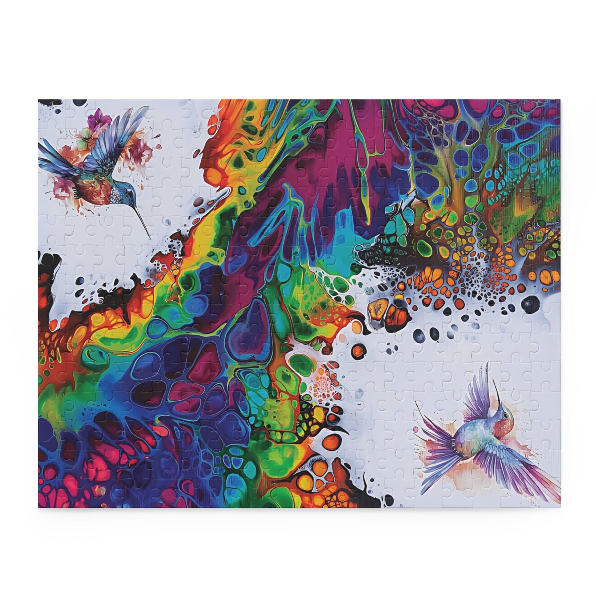 Printify Puzzle Rainbow Hummingbirds Puzzle (120, 252, 500-Piece)