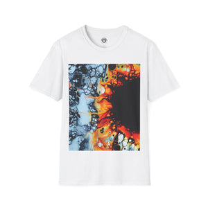 Printify T-Shirt White / S Limited Edition Grayscale Sunflower Tee | Unisex Softstyle T-Shirt